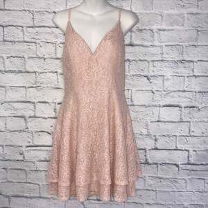 Pink Speechless Apron Dress